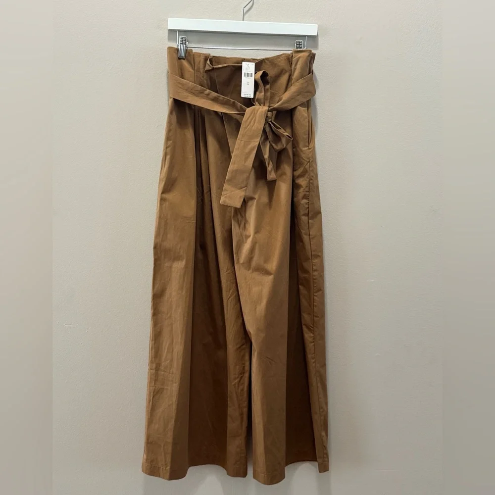Anthropologie Brown Wide Leg Pants - Picture 7 of 12